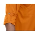 thumbnail image 3 of Little Donkey Andy Men's Outdoor Shirt - Stretch, Quick-Dry, Water-Resistant, UPF 55+ for Hiking, Travel, and Camping Orange Size 3XL, 3 of 5