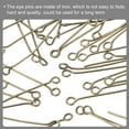 thumbnail image 5 of 500Pcs Eye Pins Jewelry Findings Eye Pins 18mm Iron Eye Pins for Jewelry Making 21 Gauge Bronze, 5 of 6
