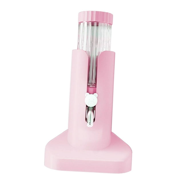 Botella de agua de hámster Birds Parrot bebedor conveniente Hamsters enano Dispositivo de beber dispensador de agua para chocas de indias Con rosa base