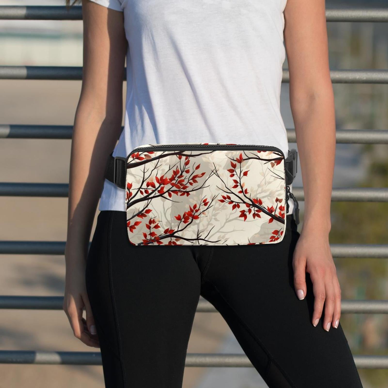 Tree Lightweight Adjustable Running Belt with Extension Strap - Unisex Fanny Pack Belt Bag