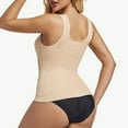 thumbnail image 7 of BYHONG Tank Tops For Women Shapewear Square Neck Camisole Tops Beige_002 S, 7 of 7