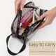 thumbnail image 4 of Bolsa de cosméticos portátil de PVC, bolsa de lavado transparente impermeable, bolsa de almacenamiento de cosméticos portátil de viaje de gran capacidad, 4 of 5
