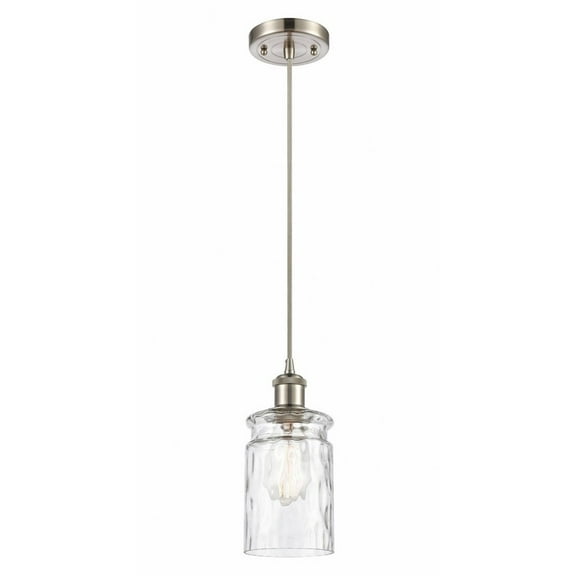 Innovations 516-1P-SN-G352-LED Candor 1 Light Mini Pendant part of the Ballston Collection, Brushed Satin Nickel