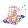 Ltrototea Baby Fitness Frame with Play Mat Baby Play Gym Multi-Functional Electric Musical Toys Early Education Toys for Baby