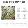 thumbnail image 5 of COMIO  Spring Flowers Tulip Home Sweet Home Throw Pillow Covers,  Love Lives Here Buffalo Plaid Cushion Case for Sofa Couch, 5 of 5