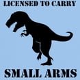 thumbnail image 3 of CafePress - Licensed To Carry Small Arms T Rex Dinosaur T Shir - Men's Classic Graphic T-Shirt, 3 of 4