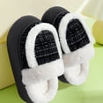 thumbnail image 6 of Fesfesfes Women's Thermal Slippers Soft And Comfortable Furry Warm Fleece Lined Slippers With Non-slip Soles Women's Home Bedroom Slippers Women'S Dress Shoes 5.5-6(36-37), 6 of 9