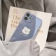 thumbnail image 4 of Compatible with iPhone 11 Case Cute Painted Design White Luck Bear for Women Girls Fashion Slim Soft Flexible TPU Rubber for iPhone 11-Blue Blue -, 4 of 4