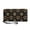 Black Gold Astrology Theme, variant on CHAQLIN Sunflower Leopard Print Pattern Large Capacity Long Purse, Wrist Straps Cell Phone Case with 4 Card Slots for Travel Shopping Work