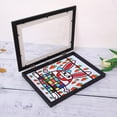 thumbnail image 2 of Kids Art Flip Frame Rotatable Photo Frame for Children Drawings Artwork Storage Display Wall Tabletop Decor Kids Art Craft Supplies,Black, 2 of 7