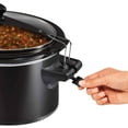 thumbnail image 3 of Hamilton Beach 33261 Stay or Go 6 Quart Oval Slow Cooker with Handles, Black, 3 of 5