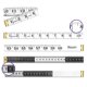 thumbnail image 3 of Body Measuring Tape, Dual Sided Body Measuring Ruler, Sewing Cloth Tailor Tape Soft Tape, 2cm*1.5m, White, 2pcs, 3 of 5