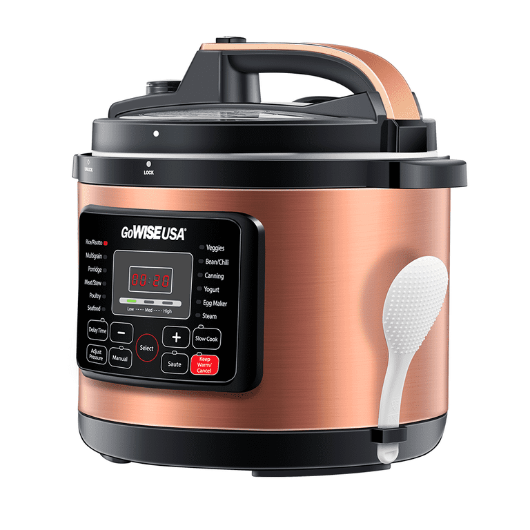 GoWise 8 Qt. Copper 12-in-1 Pressure Cooker Review - Thrifty Nifty Mommy