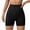 Black, variant on Women's High Waisted Stretchy Casual Summer Shorts Activewear Active Bottoms Sports Wide Waistband Sports Yoga Pants Sports Peach Fitness Exercise Beach Vacation Trendy 2025 XS-L