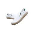 thumbnail image 3 of Ritualay Mens Slip on Shoes Canvas Flats Comfortable Athletic Walking Boat Shoe Fashion Sneakers White 10, 3 of 8