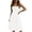 A-White151, variant on Women's Smocked Tube Top Midi Dress Pocketed A-Line Flowy Silhouette Casual Daily Gown