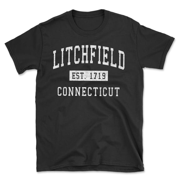 Litchfield Connecticut Classic Established Men's Cotton T-Shirt