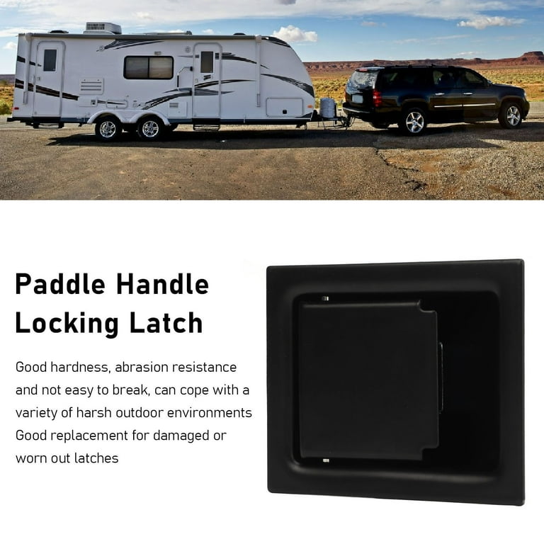 RV Toolbox Handle Latch 140 X 108mm Trailer Camper Truck Built In Door - Foto 3