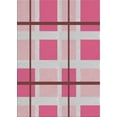 thumbnail image 1 of Ahgly Company Indoor Rectangle Patterned Pink Violet Pink Novelty Area Rugs, 2' x 4', 1 of 6