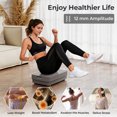 thumbnail image 4 of Gymax Vibration Plate Exercise Machine w/Gravity Sensor Remote Control for Home Gym Grey, 4 of 10