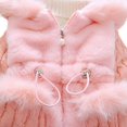 thumbnail image 6 of BULLPIANO 1-4T Baby Girls Winter Fleece Coat Kids Snowsuit Jacket with Hood Thicken Outwear Warm Overcoat, 6 of 8
