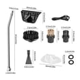 thumbnail image 3 of 2026 Handheld Steam Cleaner, High Pressure Portable Steam Cleaners for Home, Tile, Grout, Car, Kitchen & Furniture Cleaning,60.8 OZ Tank, 3 of 10