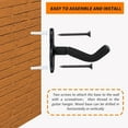 thumbnail image 4 of Guitar Hook Guitar Wall Mount Hanger Guitar Style Wall Holder Guitar Wall Mount Guitar Wall Hanger 2PCS Guitar Wall Mount Hanger Metal Multifunctional Guitar Hangers Hook With 5, 4 of 8