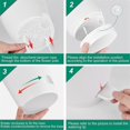 thumbnail image 3 of 5 Pack 5 Inch Self Watering Pots for Indoor Plants, Flower Pots Planter with Drainage Holes and Wick Rope, 3 of 5