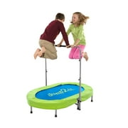 HearthSong Jump2It Indoor Trampoline with Adjustable Handle, Holds Up to 180 lbs