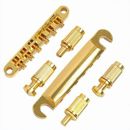 ABR-1 Style Tune-o-matic Bridge & Tailpiece Gold for Gibson Les Paul Gear 1