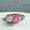 Black Vermeil, variant on Pink Star Sapphire Ring – Oval-Cut Gemstone with 6 Ray Star 925 Sterling Silver Ring Handcrafted Jewelry for Women Silver 6.5