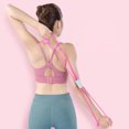 thumbnail image 5 of Resistance Band with Handles, Figure 8 Stretch Fitness Strap for Full-Body Workouts, Strength Training, Flexibility, Exercise Elastic Rope for Gym Home - Pink, 5 of 5