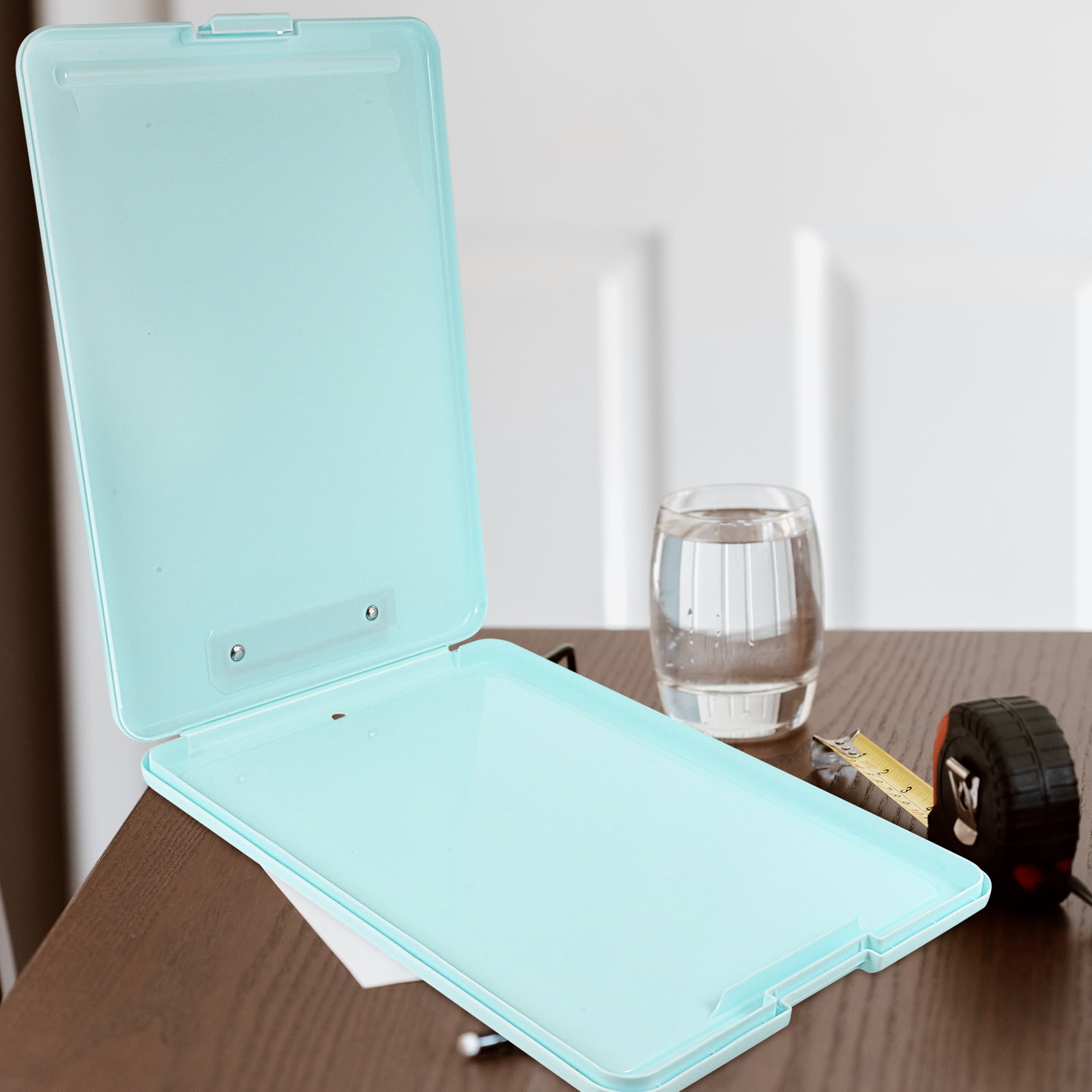 Supvox Office Clipboard Organizer Sky-blue Plastic for Office Workers 1Set