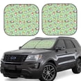 thumbnail image 6 of Kdxio Spring Gnomes Print 2-Piece Sun Shade Front Windshield - Foldable Car Front Window Sunshades For Most Sedans Suv Truck, 6 of 6