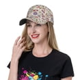 thumbnail image 2 of Baseball Cap, Paisley Flowers Trucker Hats Women Dad Hat for Workouts - Baseball hat Adjustable Size, 2 of 7