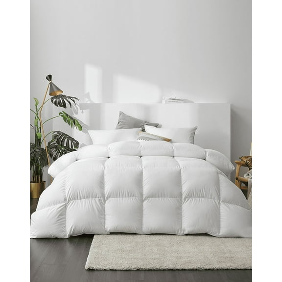 Highland Feather 625 Loft European White Down Duvet 700TC Pure Cotton