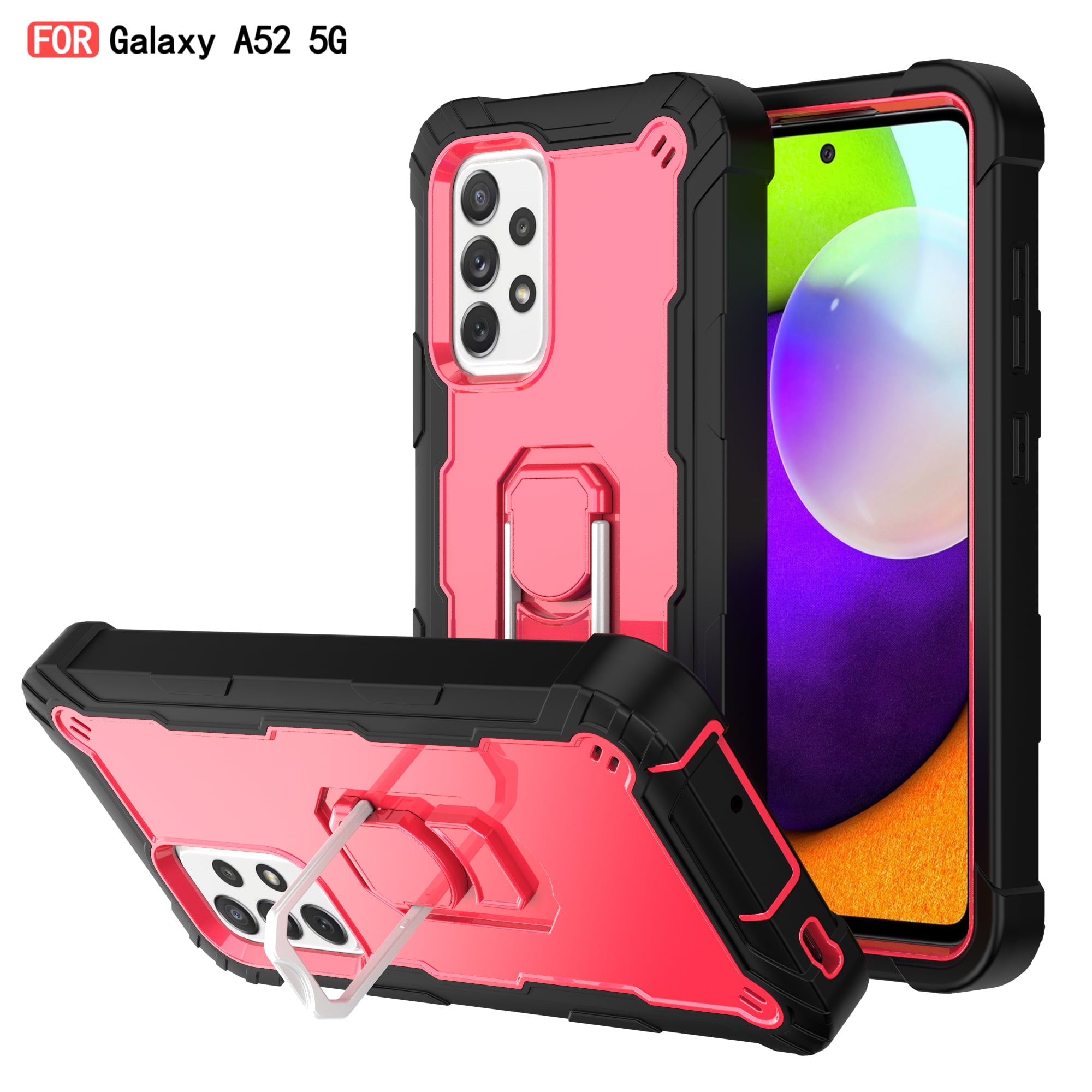 Galaxy S21 Case,Marrkey Full Body Protective Cover Heavy Duty Shockproof  [Tough Armour] Aluminum Alloy Metal Case with Silicone Built-in Screen