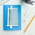 thumbnail image 6 of Taotanxi Mesh Makeup Bags Travel Zipper Cosmetic Bag Toiletry Bag Pouch Portable Makeup Cosmetic for Purse Travel Daily or Keep Small Items (Blue - Large), 6 of 9