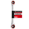 thumbnail image 2 of Powerbuilt 641760 Ratcheting Double Box-End E-Star Wrench - E10/E12, 2 of 5