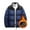 #220-Navy, variant on Men's 6-Zone Heated Jacket Smart Temperature Control Stand Collar Lightweight Casual Coat Winter Polyester Outerwear