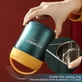 thumbnail image 5 of Fznkrag Insulated Food Jar Stainless Steel Food Flask for Hot Food Vacuum Insulated Soup Thermos w/ Spoon Carry Handle 500ml Food Container Lunch Box, 5 of 7