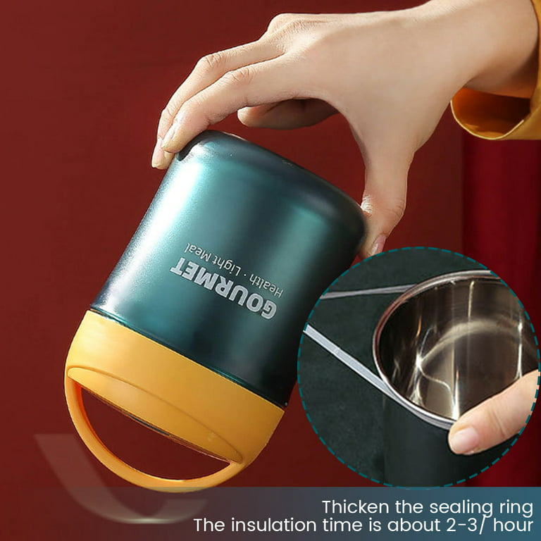 500ml School Children's Portable Vacuum Flask Thermal Cups Food