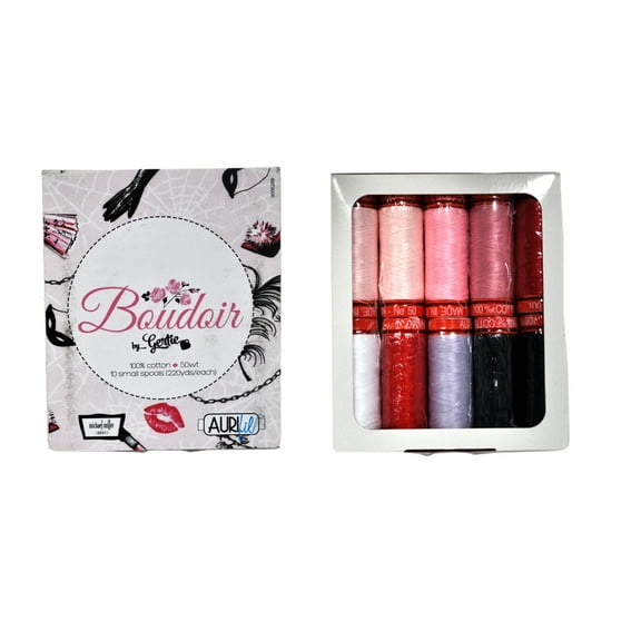 Aurifil Boudoir Thread Collection 50wt 10 Small Spools GH50BC10