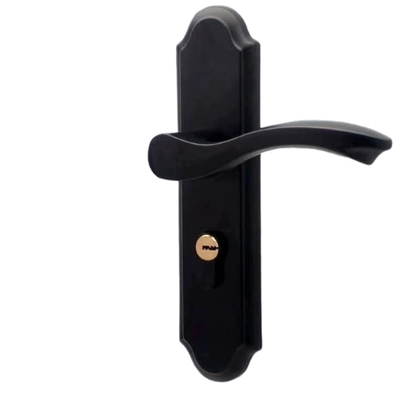 Door Handle Accessory Set fit Pella Door Handle Replacement Part, with Key and Lock Cylinder, Mortise Lock Not Included (Brushed )