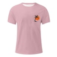 thumbnail image 3 of Kalauyu Round Neck Graphic Tees for Men Summer Short Sleeve T-Shirt Basis Tops Shirt, 3 of 4