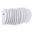 thumbnail image 4 of facefd Ensemble de 12 Pcs Couvre-Chefs de Golf en Cuir PU Imperméable Blanc, 4 of 5