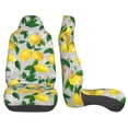 thumbnail image 3 of Yiaed Lemon Seamless Pattern Oil Painting Effect Print Car Seat Covers,Universal Auto Seats Protector Fits for Car,SUV Sedan,Truck,Automotive Seat Covers & Accessories(Two packs), 3 of 7