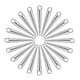 thumbnail image 1 of 40 piezas de dijes de cono de estilo gótico con punta de cono y agujero grande de acero de titanio, estilo punk, para hacer joyas, llaveros, equipaje y collares, 1 of 7