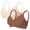 Brown, variant on 2 Pack Wireless Bra for Women JIANLAI Bra Push Up Comfort Soft No Underwire Full Coverage T-Shirt Bra