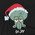 thumbnail image 2 of Spongebob Squarepants Squidward Christmas Joy Unisex Adult T Shirt, 2 of 5